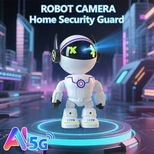 5G/2.4Ghz WiFi Robot Camera 3MP Pet/Baby Camera with Phone App Motion Detection