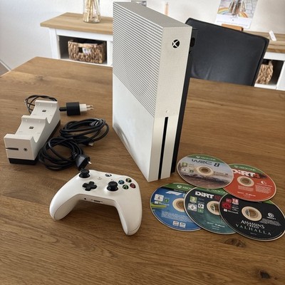 Microsoft Xbox One S 1TB mit Wireless Controller Weiß Inkl. 5 Spiele und Kabel