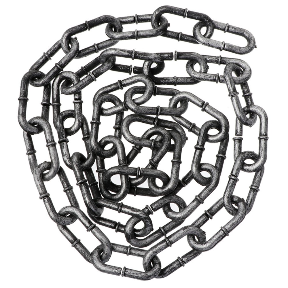 Halloween Prisoner Iron Chain Prop 1 Piece Realistic Simulation