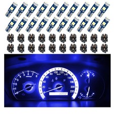 20 Pcs T5 Led Lights For Car Dashboard High Light Bulb 3030-3smd Replacement...