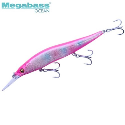 MEGABASS Suspending Jerk Minnow Lure Vision ONETEN +1 SW GLX Twin Pink Candy