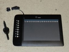 Ugee Black Graphic 8 Shortcut Buttons Drawing Tablet M1000L W/ Pen TESTED WORKS