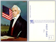 James Buchanan 15th US President Morris Katz Art Postcard 1967