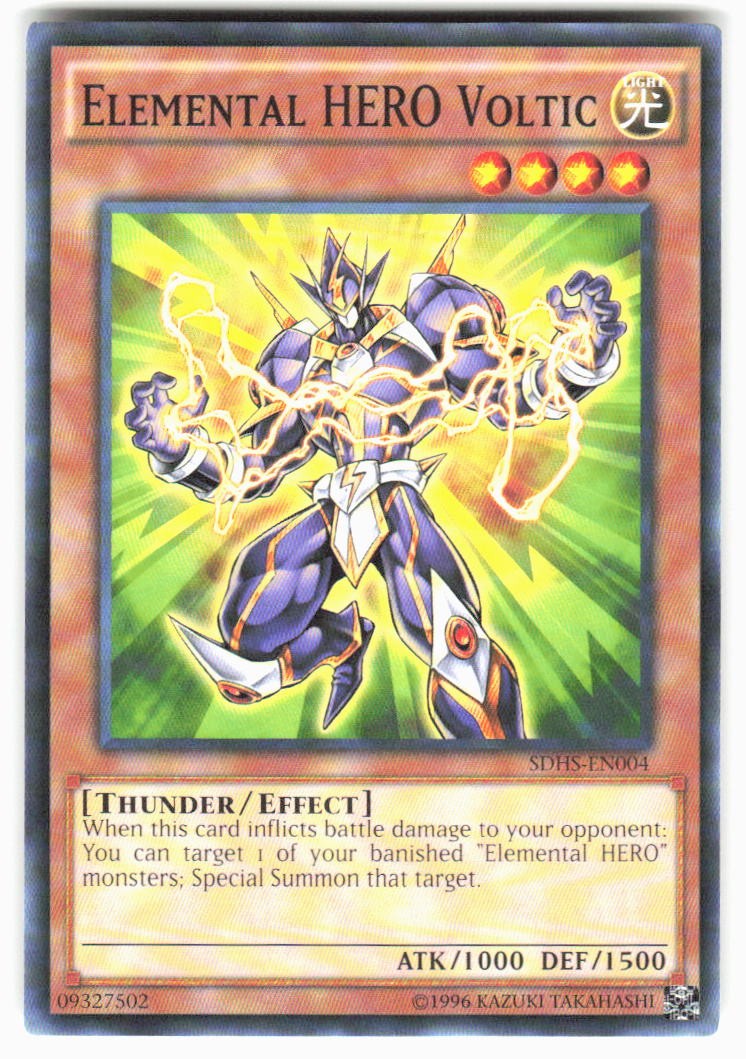Elemental HERO Voltic Common Structure Deck: HERO Strike SDHS-EN004 NM
