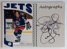 2004-05 ITG Franchises Canadian Autographs Randy Carlyle Winnipeg Jets