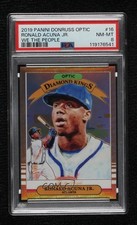 2019 Panini Donruss Optic We the People Prizm 66/76 Ronald Acuna Jr PSA 8 13by