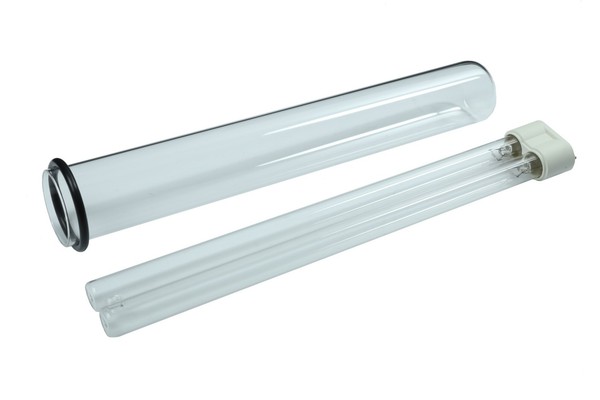 Quarzglas Oase Bitron 24C + Uvc Ersatzlampe 24 Watt + Dichtung FüR Quarzglas-image