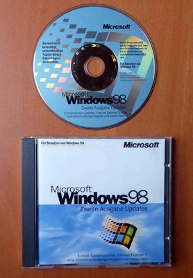 CD Microsoft Windows 98  + CD Windows 98 SE + Training Handbuch deutsch
