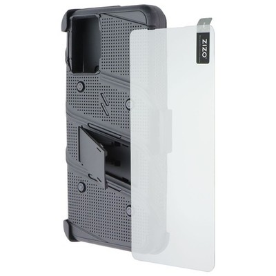 ZIZO BOLT Bundle with Case/Holster/Tempered Glass for moto g 5G (2024) - Black