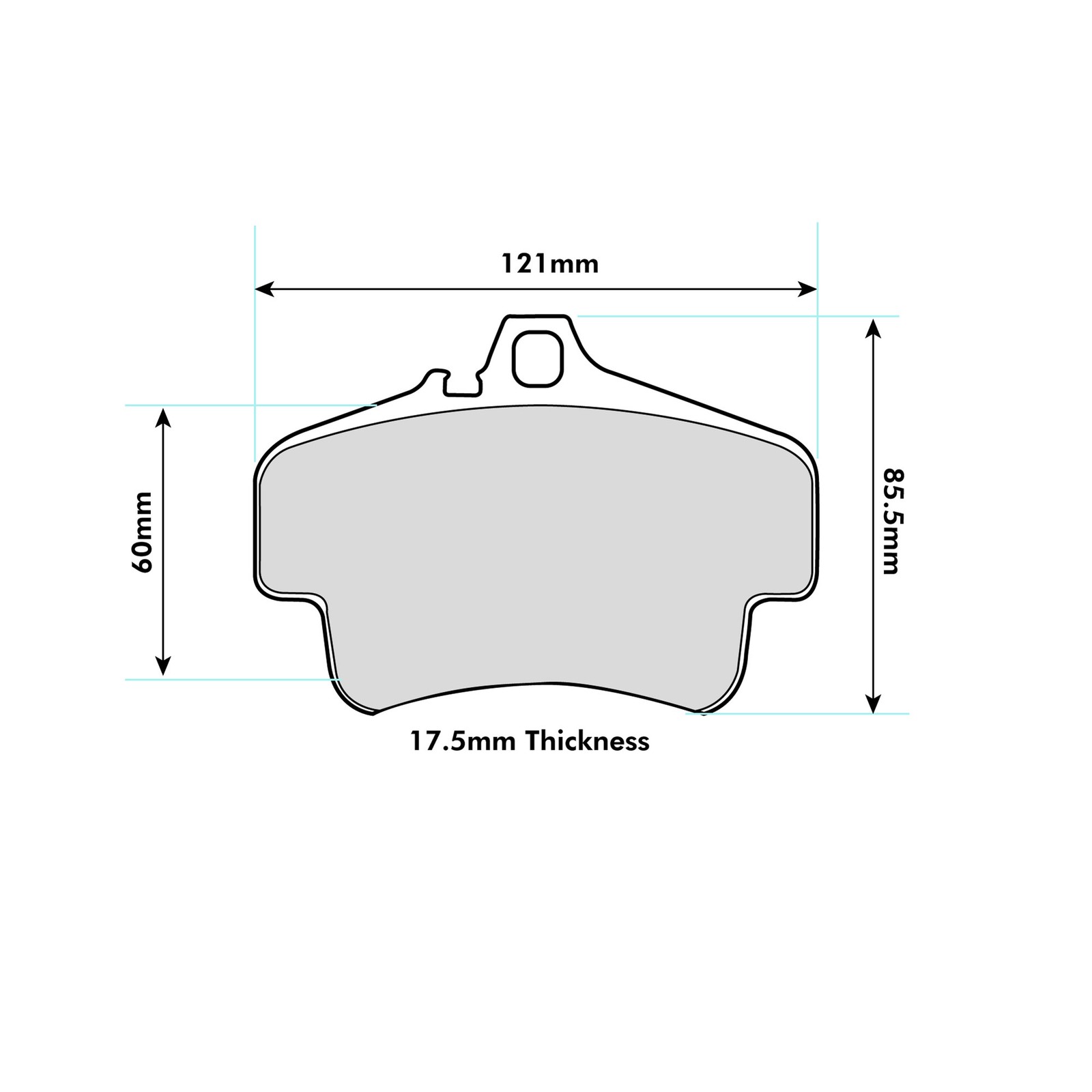 Ferodo DS2500 Front Brake Pads For Porsche 911 3.4 Carrera 996 98>2001 FRP3051H