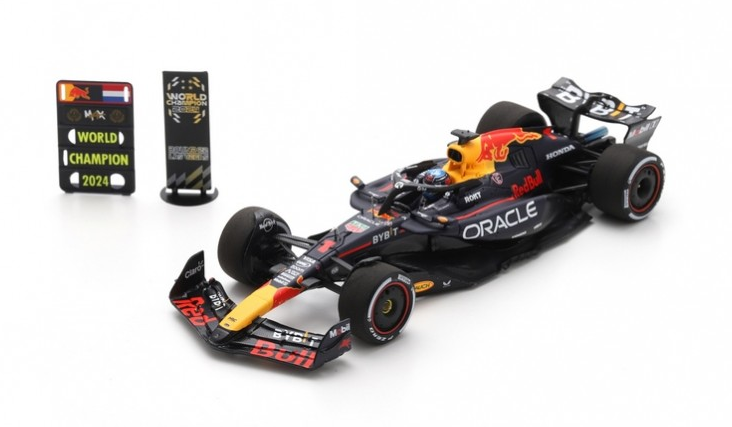 Spark S9547 1/43 Red Bull RB20 No.1 2024 Drivers' Champion Max