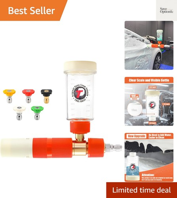 #ad Pressure Washer Foam Cannon Soap Foam Cannon for Car Washing 5 Power Washe... $31.99