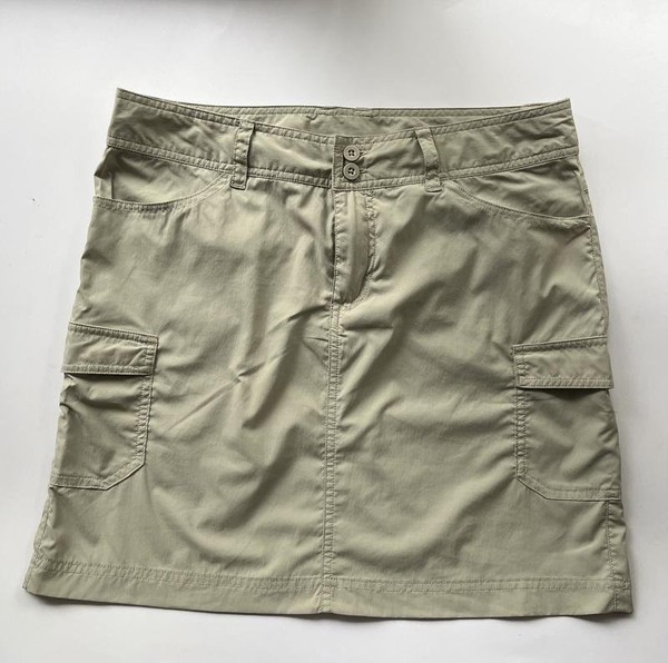 Women Patagonia Skirt Beige Nylon 36 / S / 44