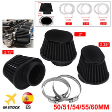 Pod Air Filter Intake Cleaner  50mm 51mm 54mm 55mm 60mm Oval Round Tapered Cone 