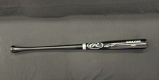 Christopher Morel Marlins Auto Signed Bat Black Rawlings Beckett COA (CBMH)