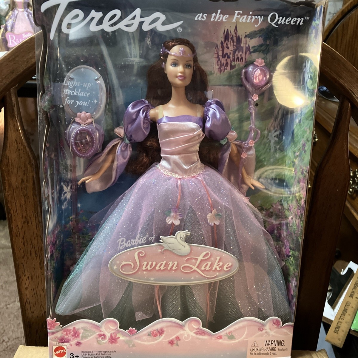 2003 Mattel Barbie Of Swan Lake Teresa As The Fairy Queen B3285
