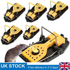 Rat Bait Rats Catcher Reusable 6/24x Super Large Heavy Duty Snap Mouse Rat Traps