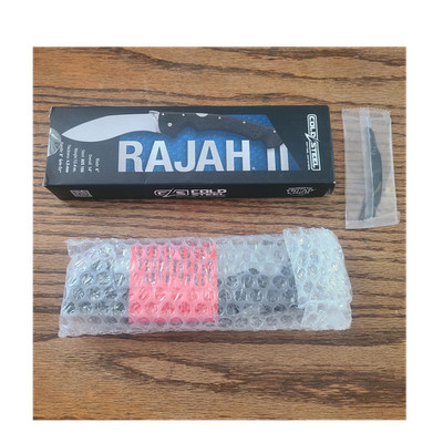 Cold Steel Rajah II AUS-10A Black Plastic Handle Clip Point Lockback Pocketknife