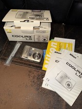 Nikon COOLPIX L6 Digital Camera Box Paperwork 4x Digital Zoom *please Read*