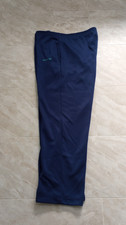 Vintage 80's Adidas Sweatpants sz L Dark Blue Drawstring Waist Running Gym