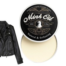 Pure Mink Oil Leather Care Mink Oil Conditioner 100g All-Natural Like-minded