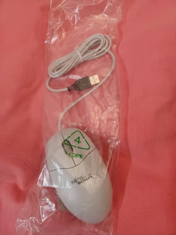 Computer Maus Fujitsu / Siemens USB S26381-K420-V100 Neu in OVP