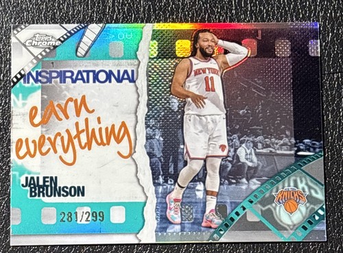 2025 Topps Chrome Jalen Brunson Base (RAW)
