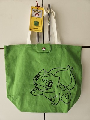 Pokemon x Target Exclusive Bulbasaur All-In Tote Bag 30th Anniversary New