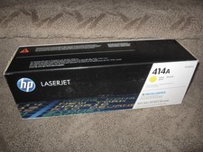 HP W2022A Yellow Toner Cartridge Genuine OEM 414A LaserJet M454 M455 MFP M479