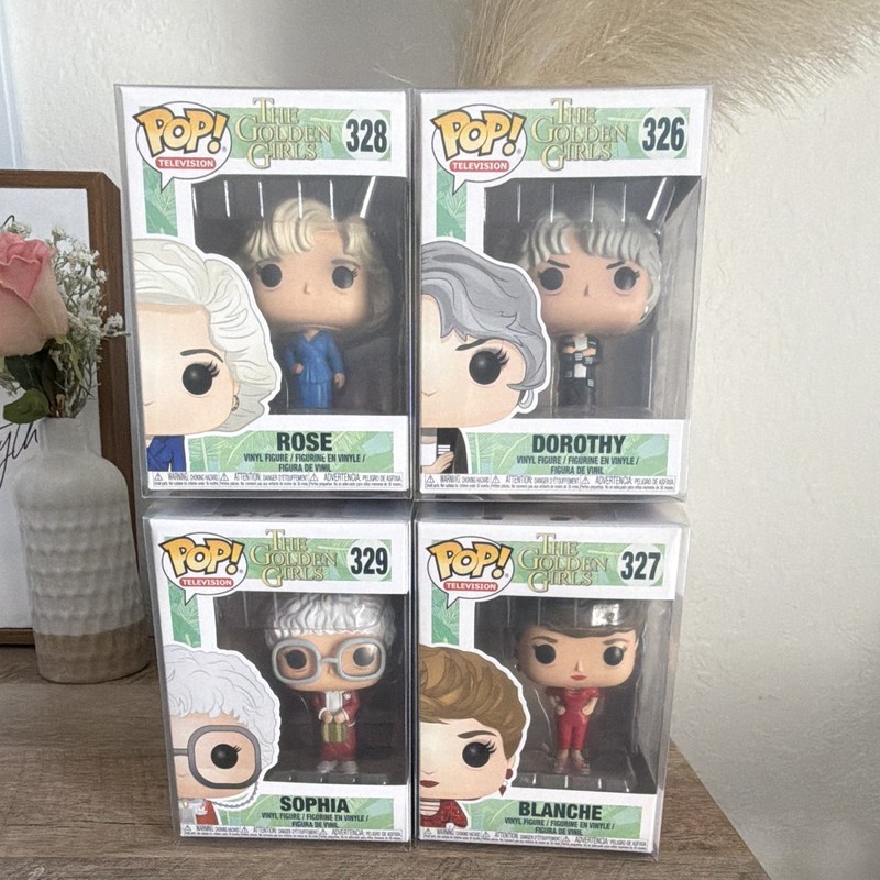 Funko Pop! Television The Golden Girls Rose Dorothy Sophia Blanche Figure Lot