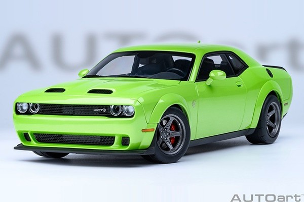 Autoart 71769 1:18 Dodge Challenger Srt Super Stock 2023 GrüN-image