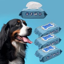 Pet Wipes for Dog Puppy Cat Bath Clean Grooming Deodorizing Hypoallergenic Wipes
