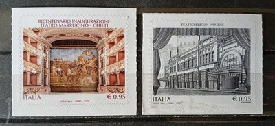 AP117 - ITALY 2018 - Teatro Marrucino and Teatro Eliseo new MNH