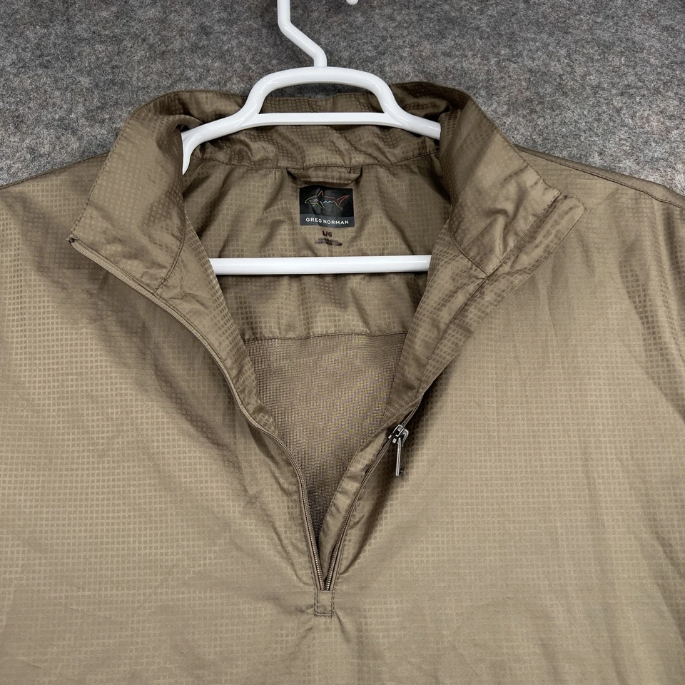 Chaqueta Pullover Greg Norman Para Hombre Grande Cortavientos Golf Manga Corta Poliéster Foto 2 de 4