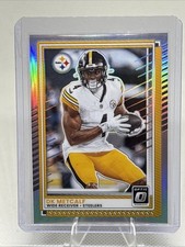 2025 Panini Donruss Optic DK Metcalf Silver Holo Prizm #180 Pittsburgh Steelers