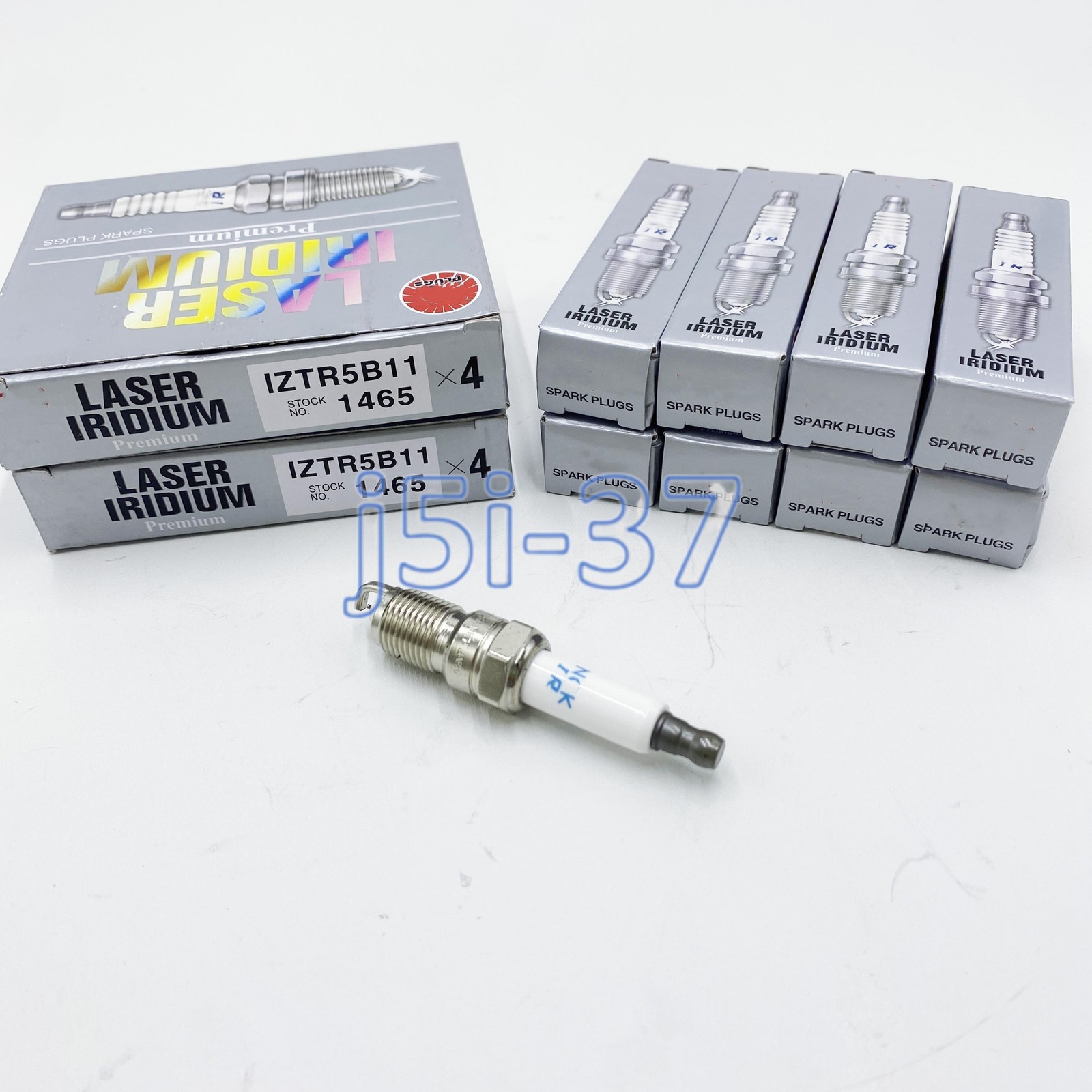 OEM Set of 8 Laser Iridium Spark Plugs IZTR5B11 For NGK 1465
