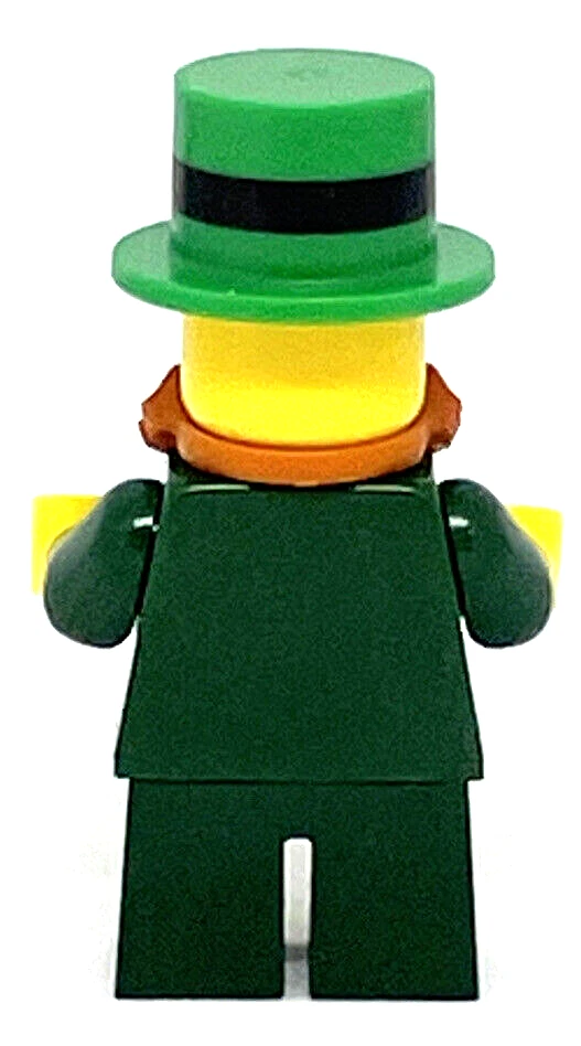 LEGO Duende Minifigura Serie 6 Cabezas Día de San Patricio Torso Oro Verde [Nuevo] Foto 3 de 4