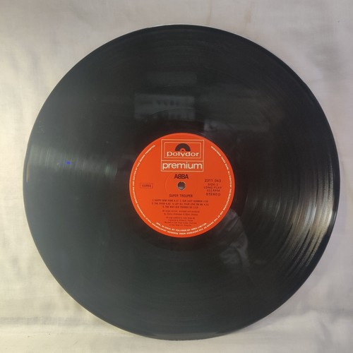 ABBA Super Trouper Rare LP Vinyl Record 1980 Polydor 2311 043 Stereo Indian Mint - Picture 6 of 9