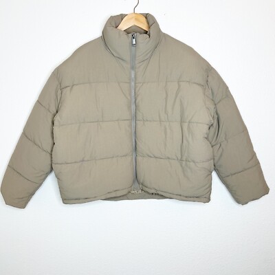Meshki Puffer Jacket S Winter Cabin Minimalist Athleisure Outdoors Basics 