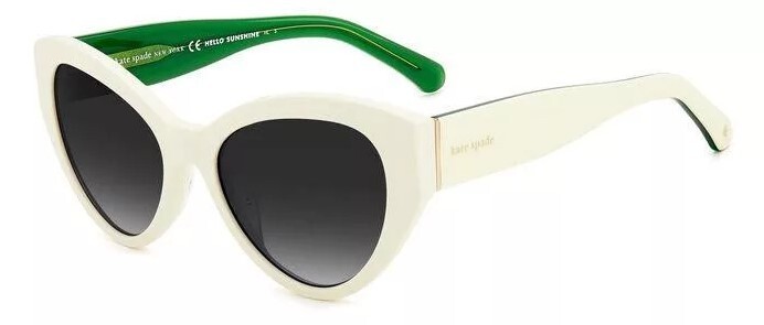 KATE SPADE PAISLEIGH-S-0VK6-9O Sunglasses Sun Glasses 0VK6 WHITE Authentic New 5 KATE SPADE CRYSTAL/S 0VK6 9O- $70.99 USD - Classy Eyewear main image 4