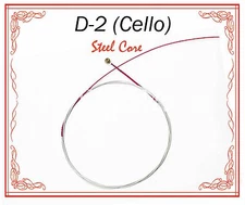New Paititi D Ball End Cello String 4/4 Size Cello Premium Quality Steel Core