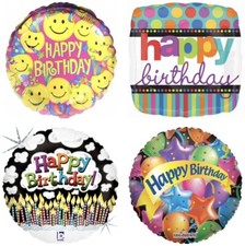 Happy Birthday 18" Generic Foil Mylar Happy Birthday Party Balloon Decorations B