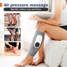 Leg Massager Cordless Calf Gray Air Compression Massager With Heat Pain Relief