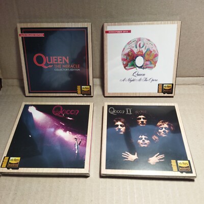 Queen - Set of 4 Albums (Hi-Res Audio) (wood box) NEW!