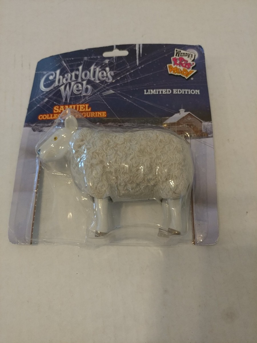 新品未開封 BELL'S YEAR OF THE SHEEP 12 years Wendy's Paramount Charlotte's Web Samuel the Sheep Figure Kid's