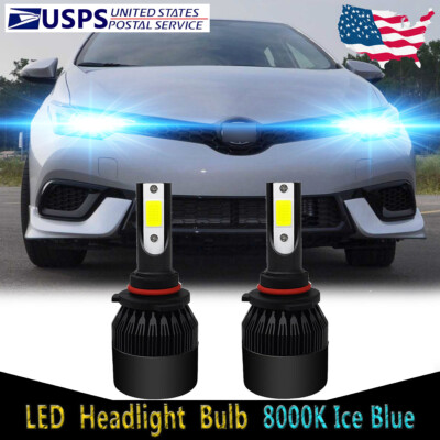 For Scion IM 2016 - 2X 9012 Front LED Headlight Bulbs High / Low Beam 8000K C9L