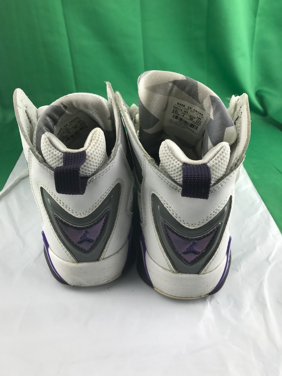 2008 Nike Air Jordan True Flight White/Purple/Grey 342775  display picture 1