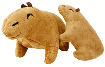 Capybara Plüsch 2 Stück Stofftier Spielzeug süß Plüschtier Kleinkind Baby Puppe Geschenk Kinder