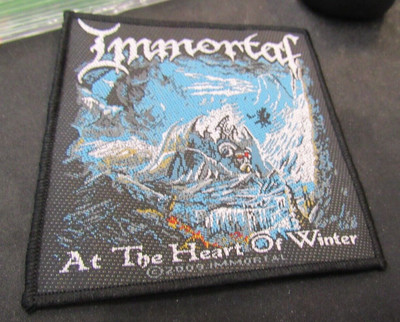 IMMORTAL PATCH NEW  RARE COLLECTABLE PRINTED ENGLISH IMPORT 