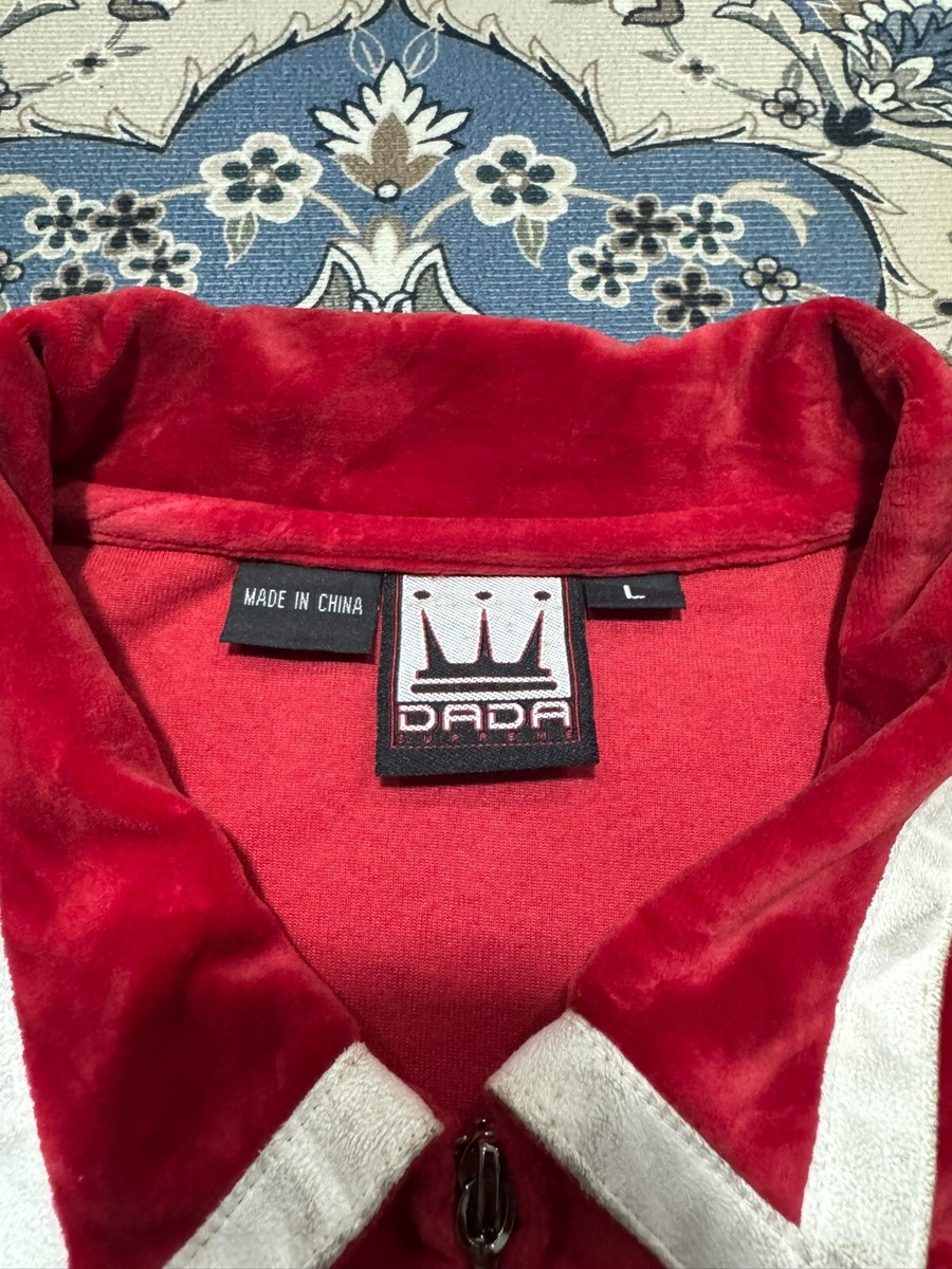 Vintage Dada Supreme Velvet Top Track Jacket | eBay